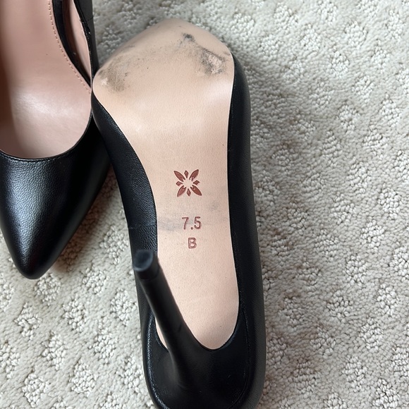 Woman’s high heel black shoe size 7.5 - Picture 4 of 13